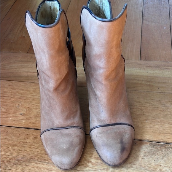 Rag & Bone Kinsey Tan Suede Boots Size 37 US 7 - Picture 3 of 6